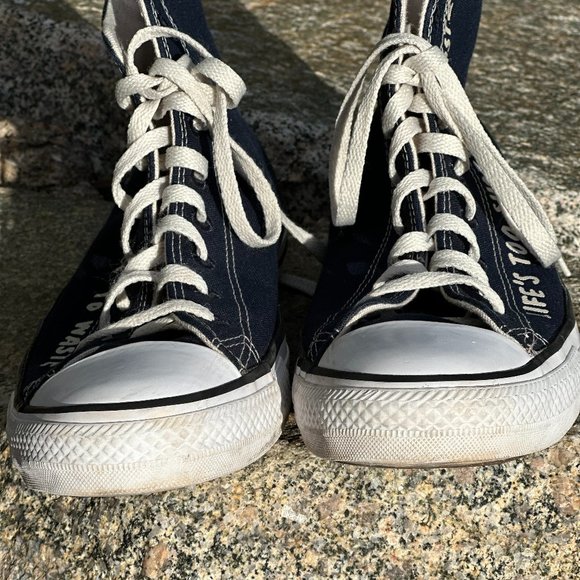 CONVERSE LIFES TOO SHORT TO WASTE HIGH TOP SKU 166372C - Picture 5 of 10